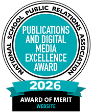 NSPRA Award of Merit 2026 awarded to the Newport News Public Schools Website