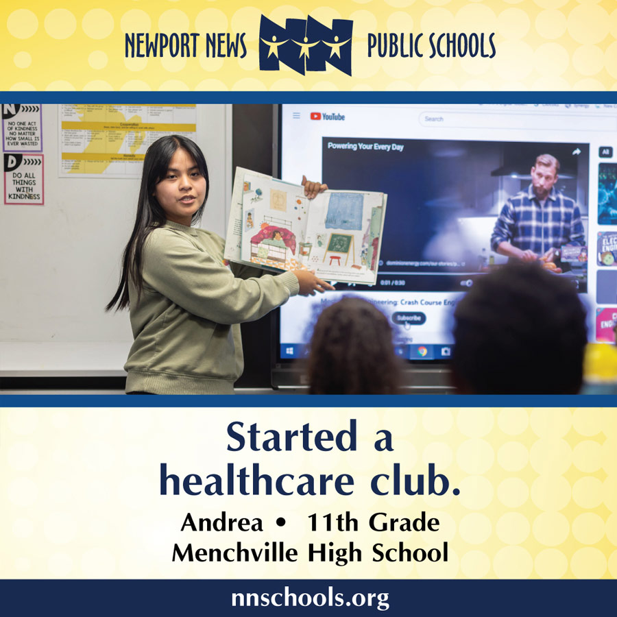 Student Spotlight on Menchville Junior Andrea Santos